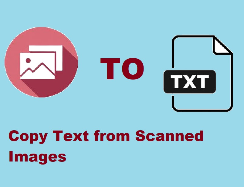 Copy Text from Scanned Images