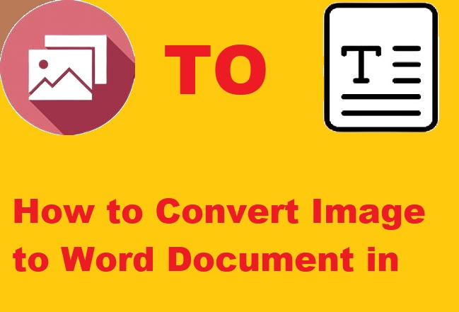 How to Convert Image to Word Document in Mobile
